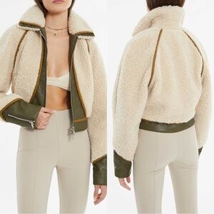 RUVE Javan shearling Jacket Size: small